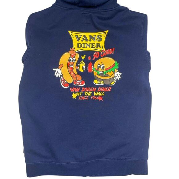 EUC - Van's Diner Full Zip Hoodie - Picture 2 of 5